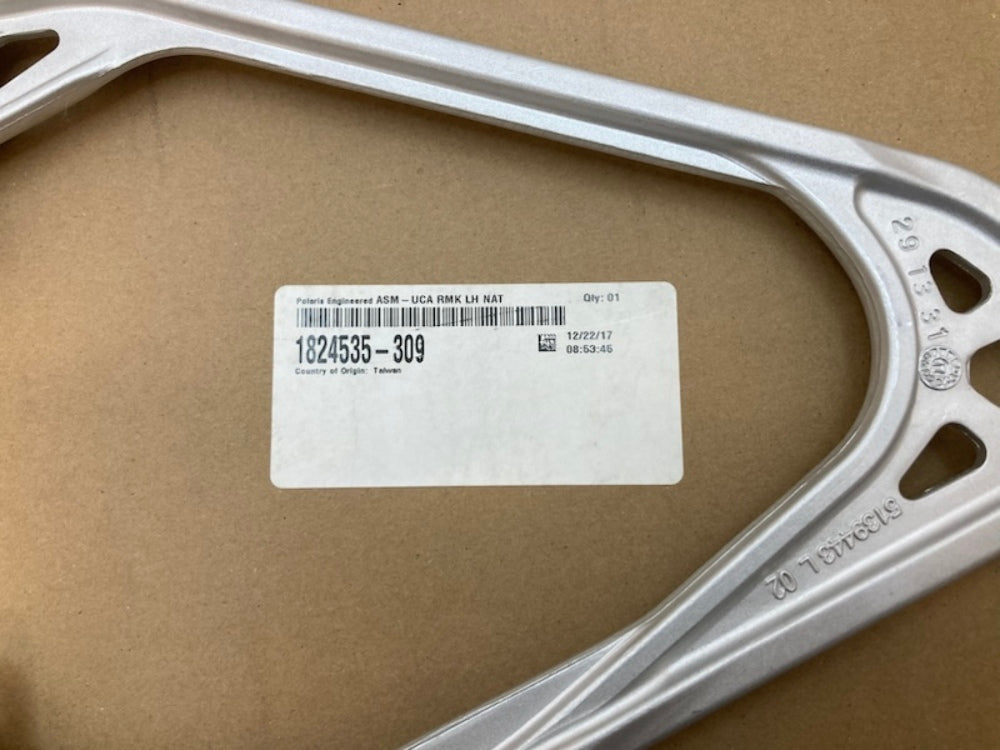 Polaris 1824535-309 Upper Control Arm, Left New Genuine