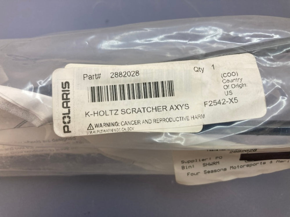 Polaris 2882028 Snowmobile Ice Scratchers Set New Genuine
