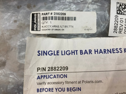 Polaris 2882209 Lightbar Wiring Harness New Genuine