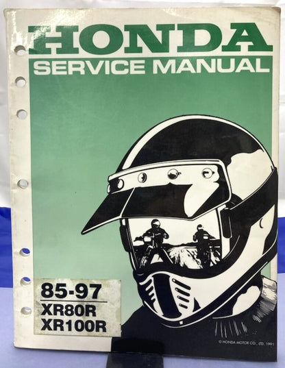 Honda 61GN111 XR80R; XR100R '85-'97 Service Manual Genuine
