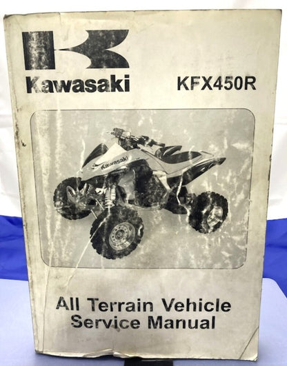 Kawasaki 99924-1386-01 KFX450R 2007 Service Manual Genuine