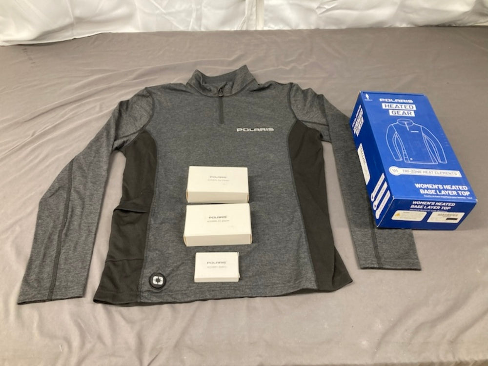 Polaris 283303303 Medium Women's Heated Gear Base Layer Top with Battery New Genuine