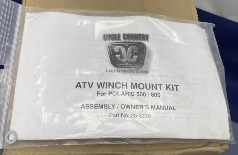 Cycle Country Kolpin 25-3330 ATV Winch Mount Kit for Polaris 500/800 New Genuine