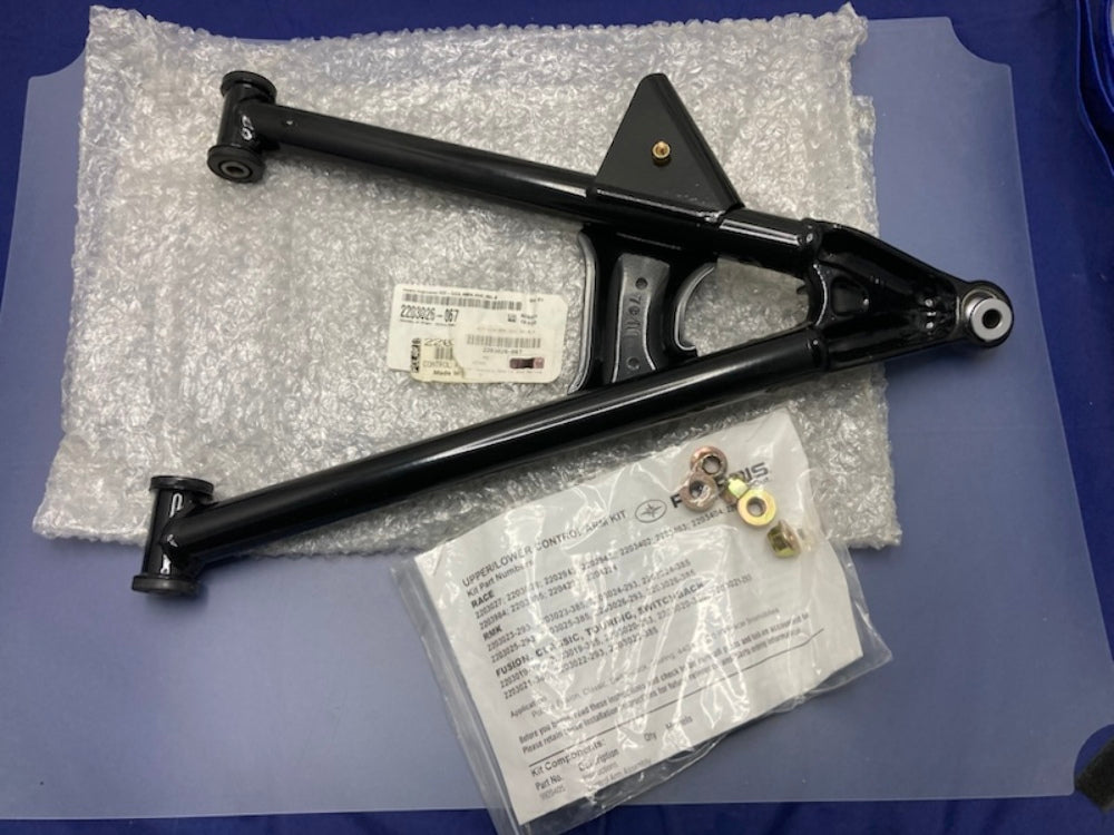 Polaris 2203026-067 Lower Right Side Control Arm, medium gloss black New Genuine