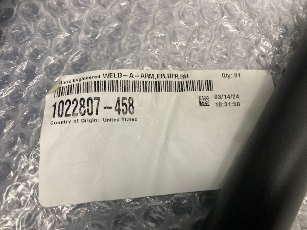 Polaris 1022807-458 Front Upper Right-Side Control Arm New Genuine