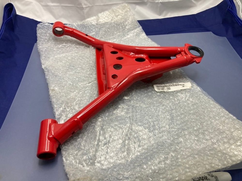 Polaris 1021407-293 Red Control Arm Weld, Upper, Front, Right, 50 New Genuine