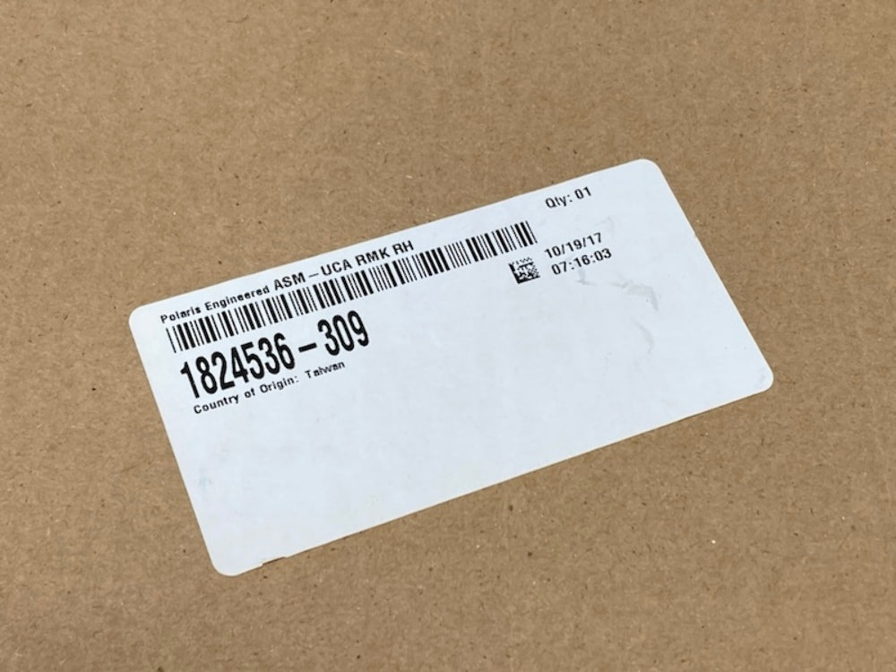 Polaris 1824536-309 ASMUPPER CONTROL ARM, RH, NATURAL New Genuine