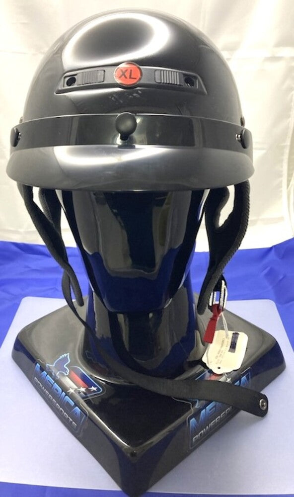 Vega 7200-015 XTS Half-Shell Helmet XL Black New Genuine