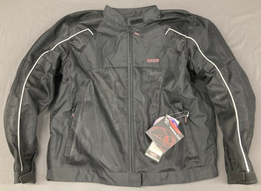 Vega 1570-016 Ladies Motorcycle Mercury Mesh Jacket Black Size 1W New Genuine