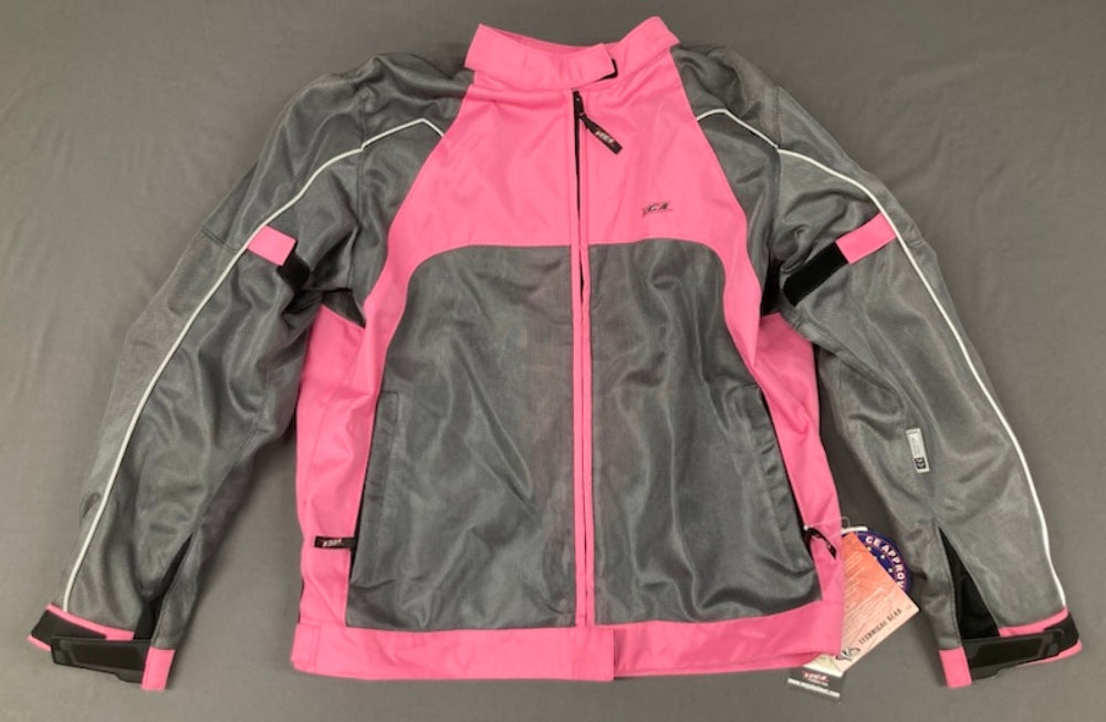Vega 1570-365 Ladies Mercury Mesh Jacket Pink/Silver Size XL New Genuine