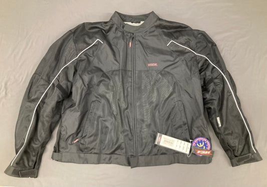 Vega 1530-018 Men's Mercury Mesh Jacket Black Size 4XL New Genuine