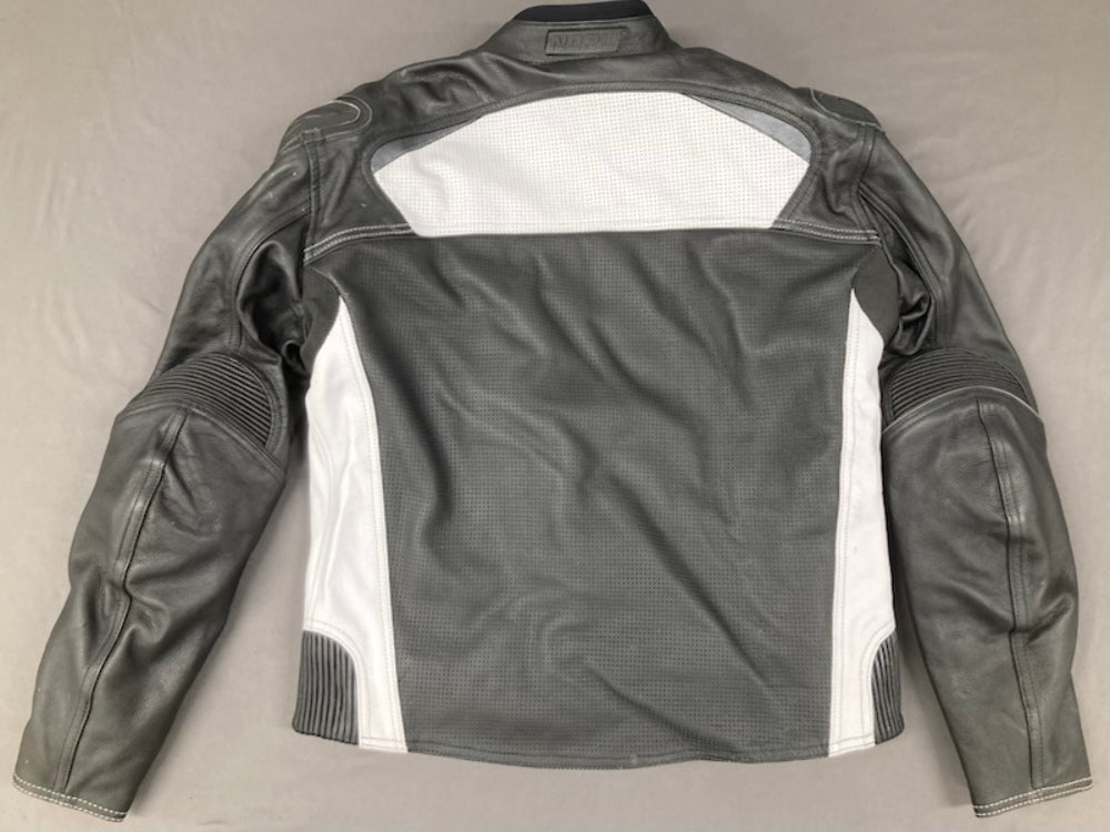 Noru 7354-2115-42 Maruchi Motorcycle Jacket Black/White Size 42 New Genuine