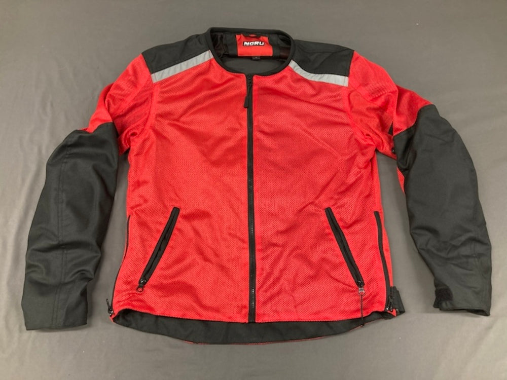 Noru 7349-2101-06 Tabi Mesh Jacket Men's Size Large Red New Genuine