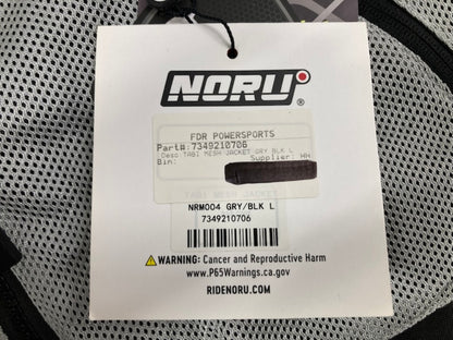 Noru 7349-2107-06 Tabi Mesh Jacket Men's Size Large Grey New Genuine