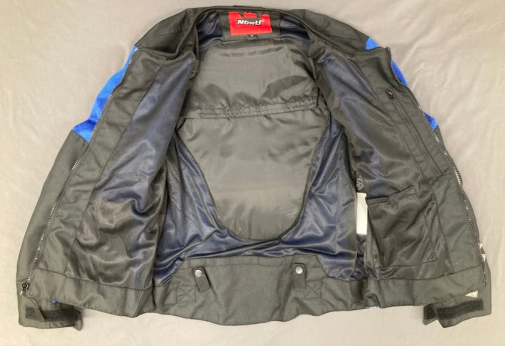 Noru 7349-2102-05 Tabi Mesh Jacket NRM004 Blue/Black M New Genuine