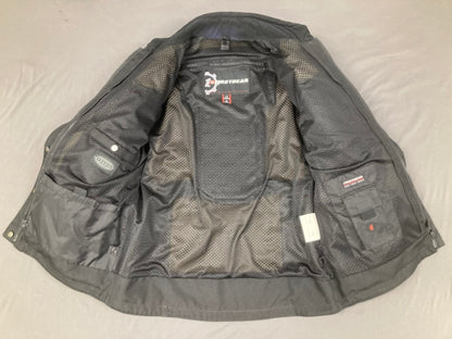 First Gear Classic Kilimanjaro Women's M/C Jacket Large Tan/Grey New Genuine