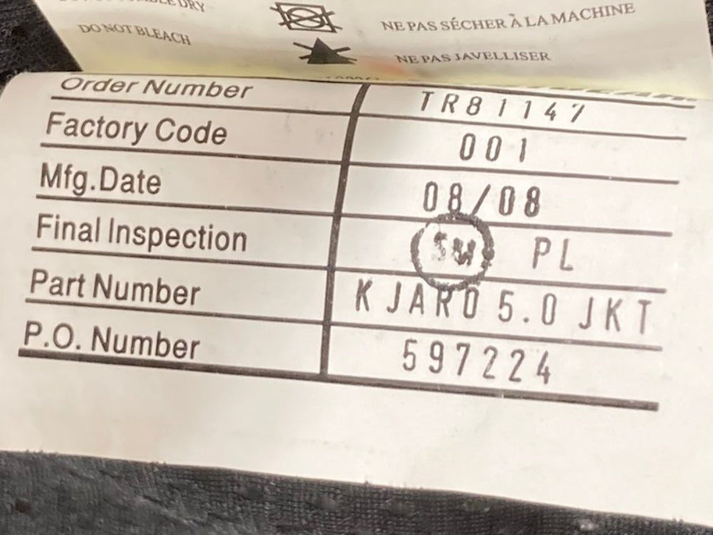 First Gear Classic Kilimanjaro Women's M/C Jacket Large Tan/Grey New Genuine
