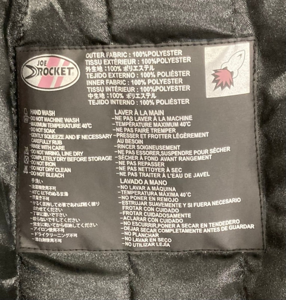 Joe Rocket 1061-5906 Women's Atomic 4.0 Jacket Black/Pink Size 1D New Genuine