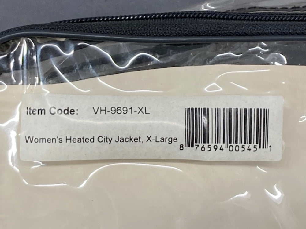 Venture Heat VH-9691-XL Women's SS 7V Battery-Heated Jacket XL New Genuine