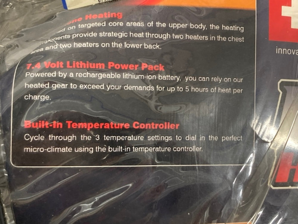Venture Heat VH-9691-XL Women's SS 7V Battery-Heated Jacket XL New Genuine
