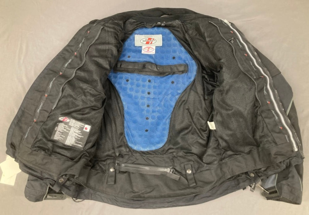 Joe Rocket 751-2604 Men's Alter Ego 2.0 M/C Jacket Black/Blue Large New Genuine