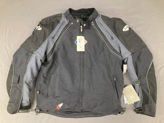 Joe Rocket 751-2604 Men's Alter Ego 2.0 M/C Jacket Black/Blue Large New Genuine