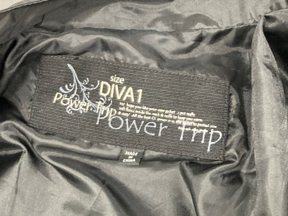 Power Trip 841-1006 Lola Ladies Textile Jacket BLK/BLK Size Diva1 New Genuine
