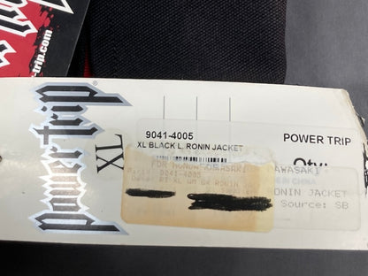 Power Trip 9041-4005 Men's L. Ronin Jacket Black Size Xl New Genuine