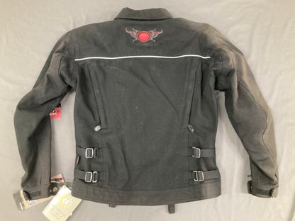 Power Trip 9041-4003 Motorcycle L. Ronin Jacket Black Medium New Genuine