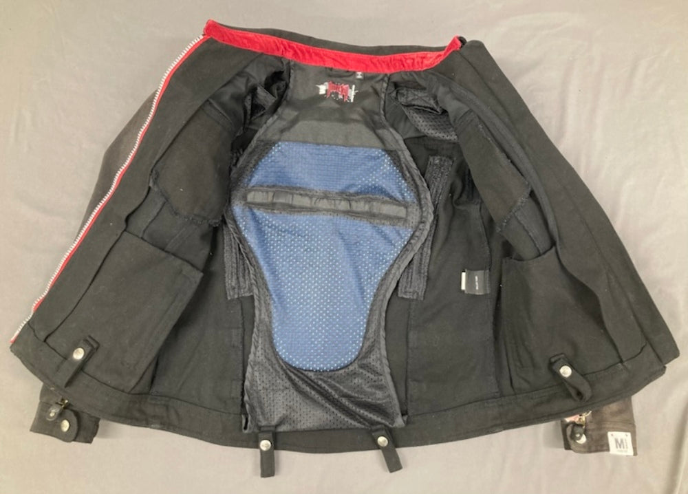 Power Trip 9041-4003 Motorcycle L. Ronin Jacket Black Medium New Genuine