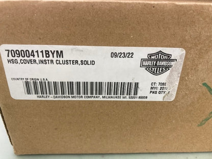 Harley-Davidson 70900411BYM Speedometer / Instrument Cluster Cover New Genuine