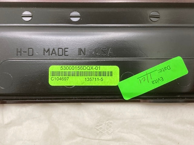 Harley-Davidson 53000156DQX LH Saddlebag Latch Cover New Genuine
