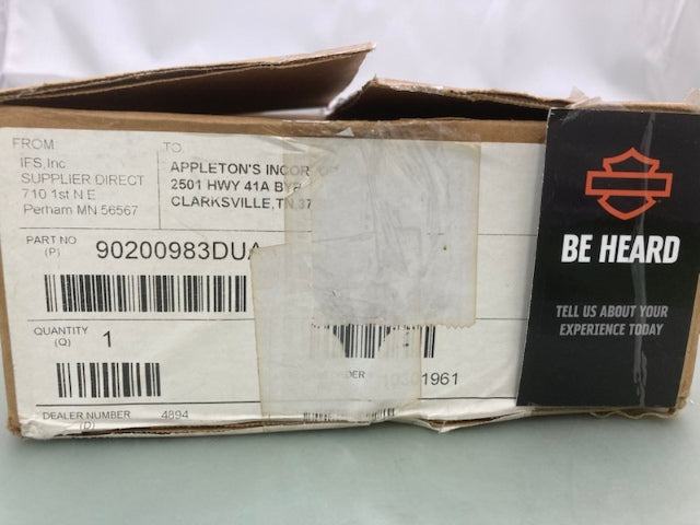 Harley-Davidson 90200983DUA S/B LH Faceplate New Genuine