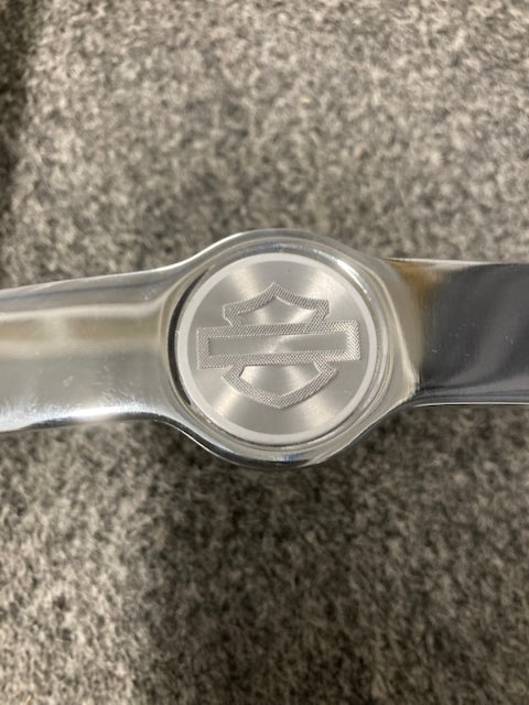Harley-Davidson 52300040A XL One Piece Chrome Backrest New Genuine
