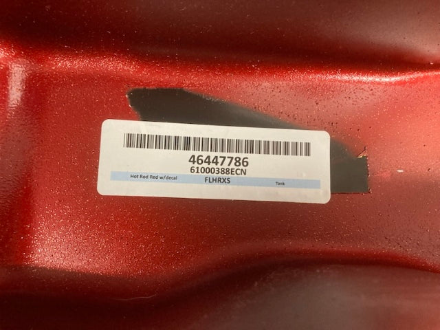 Harley-Davidson 61000388ECN FLHRXS Fuel Tank Hot Rod Red New Genuine