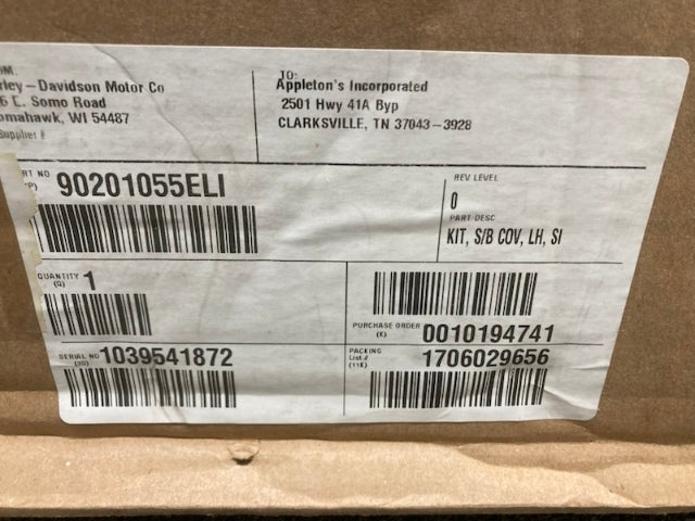 Harley-Davidson 90201055ELI LH Saddlebag Cover New Genuine