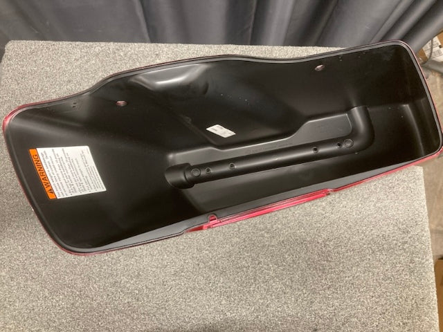 Harley-Davidson 90201065EAM LH Saddlebag Bottom Velocity Red New Genuine