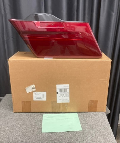 Harley-Davidson 90201065EAM LH Saddlebag Bottom Velocity Red New Genuine