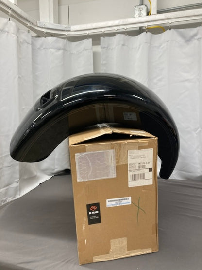 Harley-Davidson 83000056EDR Tri Glide RH Fender Black w Charcoal Pin New Genuine