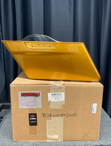Harley-Davidson 90201059DWG LH Saddlebag Bottom Candy Gold Flake New Genuine