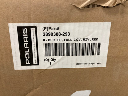 Polaris 2890388-293 RZR Front High Coverage Bumper Red New Genuine