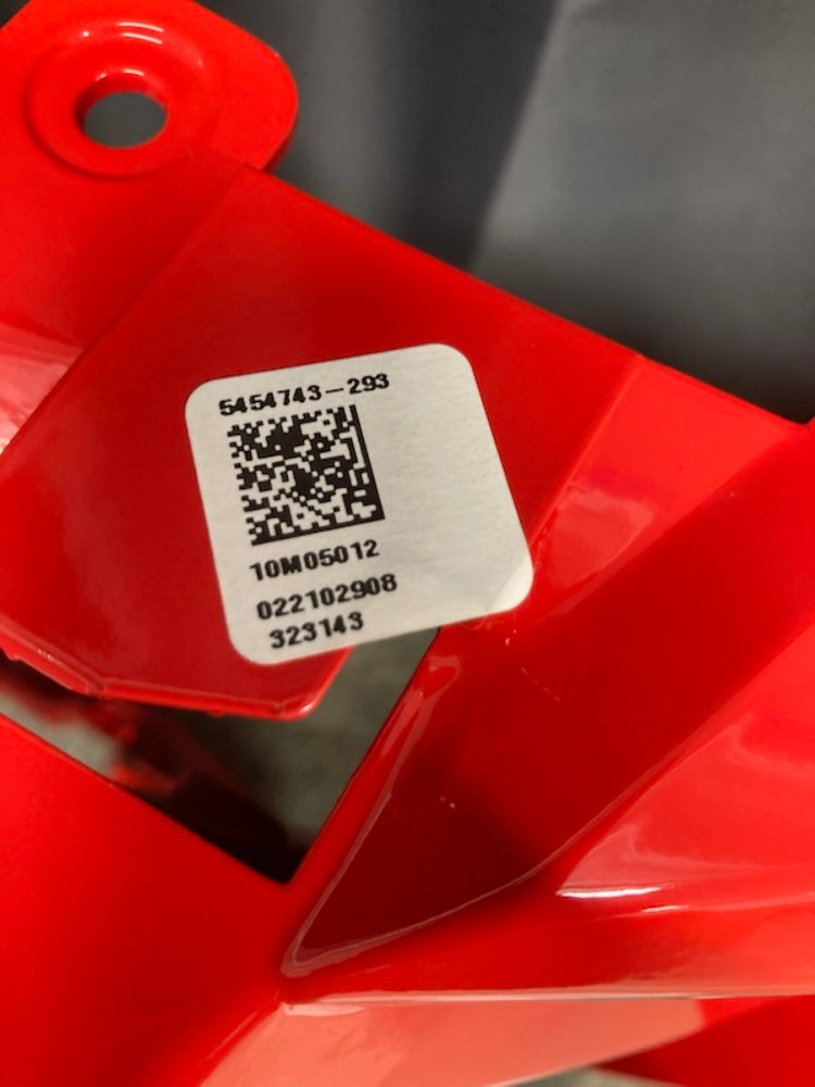 Polaris 5454743-293 Painted Front Fascia Red New Genuine