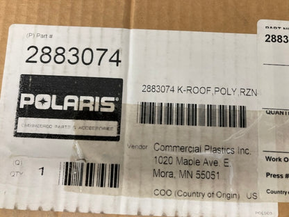 Polaris 2883074 RZR XP 4 1000 Turbo Roof New Genuine