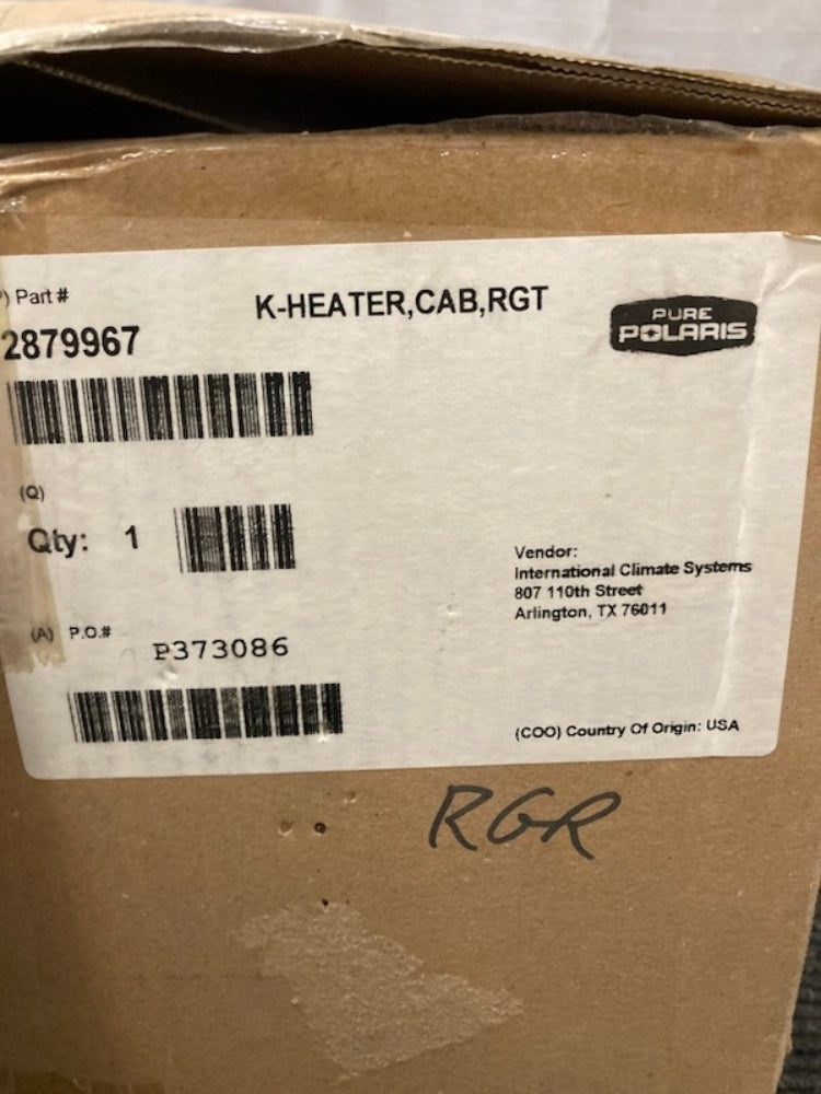 Polaris 2879967 Ranger 500 570 Crew 8-VENT Heater & Defrost Kit New Genuine