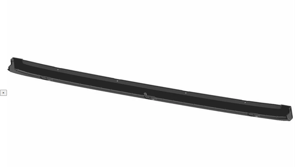 Polaris 5458090-070 Black Tailgate Cap New Genuine