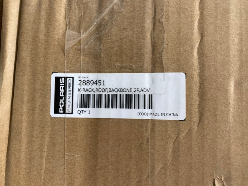 Polaris 2889451 Rhino Roof Rack Backbone Set New Genuine