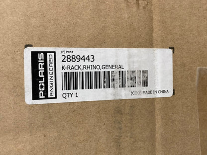 Polaris 2889443 Rhino Platform Bed Rack Kit New Genuine