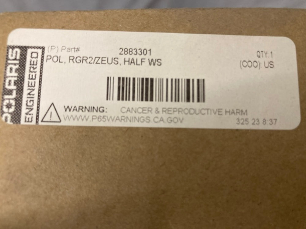 Polaris 2883301 Lock & Ride Half Poly Windshield for Ranger New Genuine