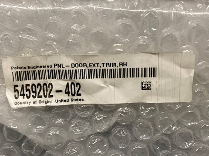 Polaris 5459202-402 RH Exterior Door Trim Silver New Genuine