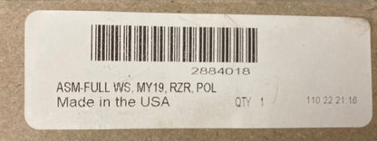 Polaris 2884018 Lock and Ride Poly Windshield for RZR XP Turbo New Genuine